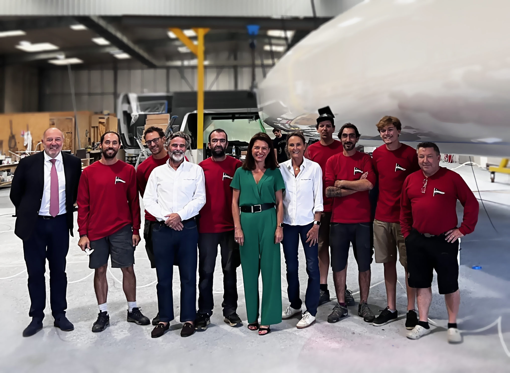 Christelle Morancais visite le chanitier Black pepper Yachts, News