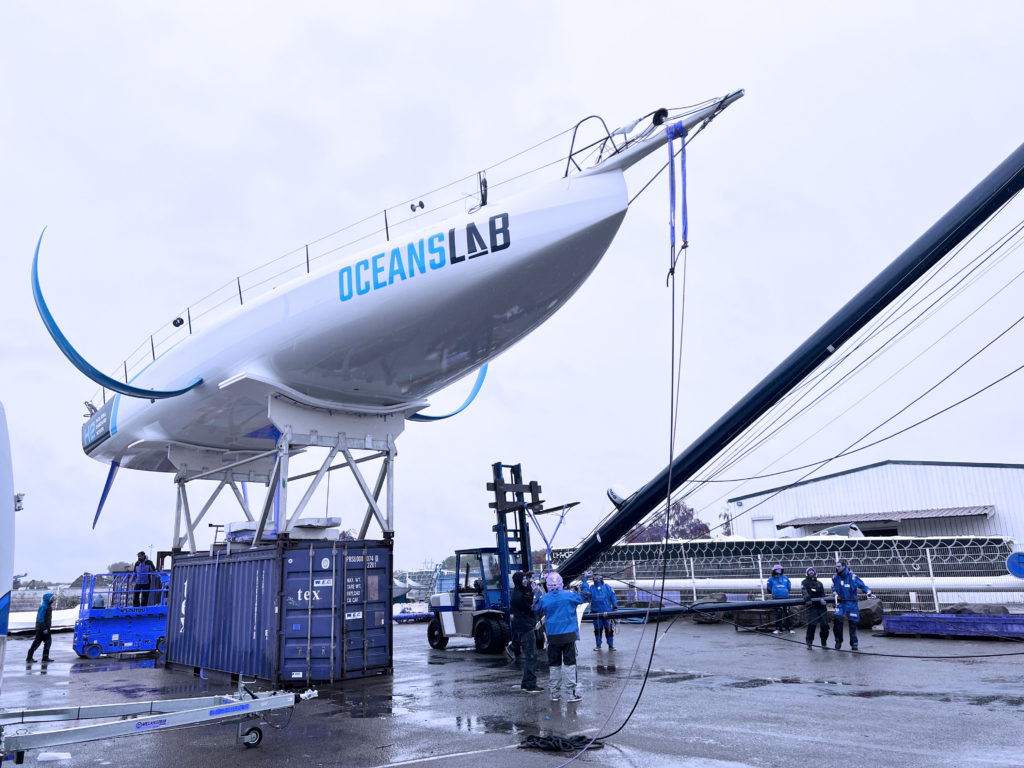 actualités -Matage OceansLab sur son ber de quillage.